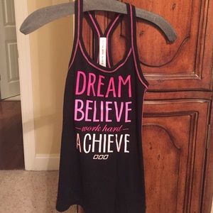 Lorna Jane, ribbed  cotton tank.