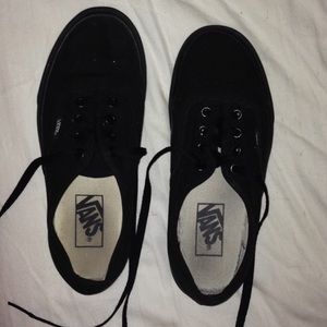 All black vans