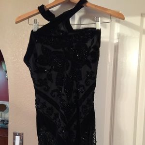 Beautiful velvet and beaded blouse