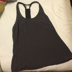 Gray racer back tank