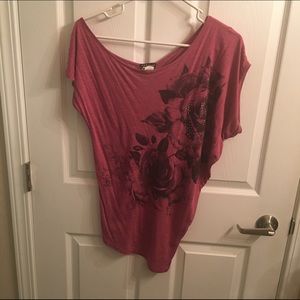 Off shoulder slouchy top