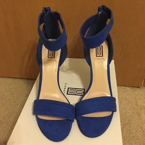 Trendy blue heels