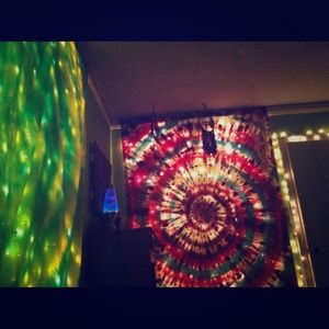 Tye dye tapestry