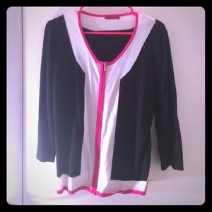 Adorable zipper cardigan