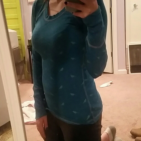 Blue long-sleeved shirt - Picture 3 of 3