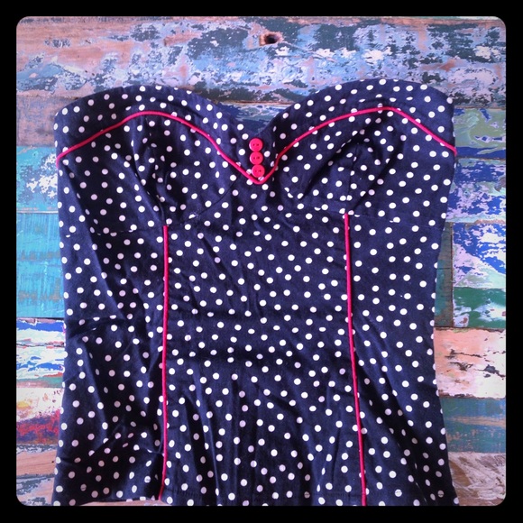 Xs Polka dot tube top