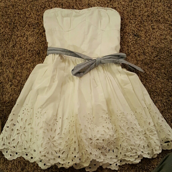 Hollister white dress