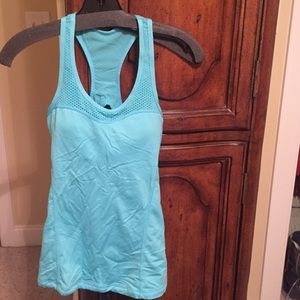 Lorna Jane bra/tank combo. Open back.