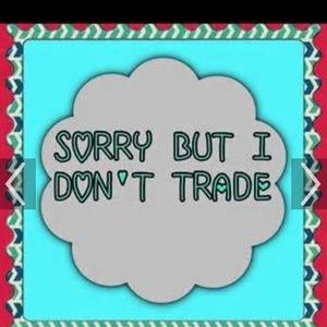 No trading!