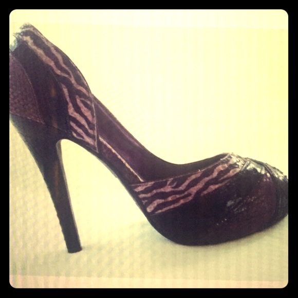 ICORA "Rasper" Peep Toe Stiletto - Picture 1 of 4