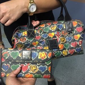 Super cute colorful Dooney & Bourke bag