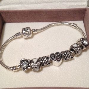 Celtic knot Charm Bracelet.