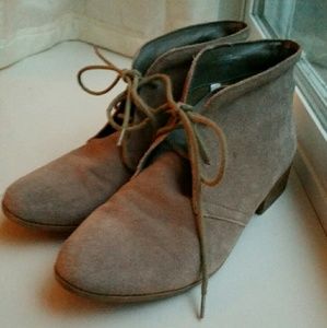 Mossimo Supply Co. Tan Faux Suede Ankle Boots