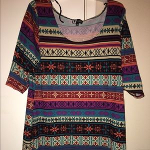 Tribal print shirt or dress
