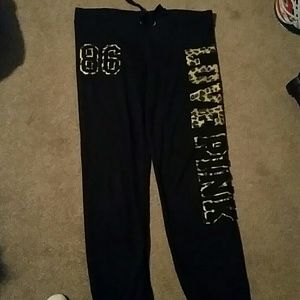 Victoria secret pink leopard campus pant