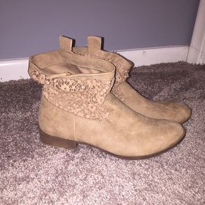 Tan Booties