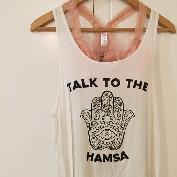 Talk To The Hamsa Top (LAST LARGE!) - Picture 4 of 4