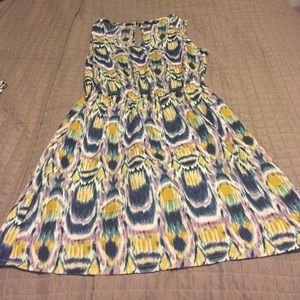 Watercolor summer dress