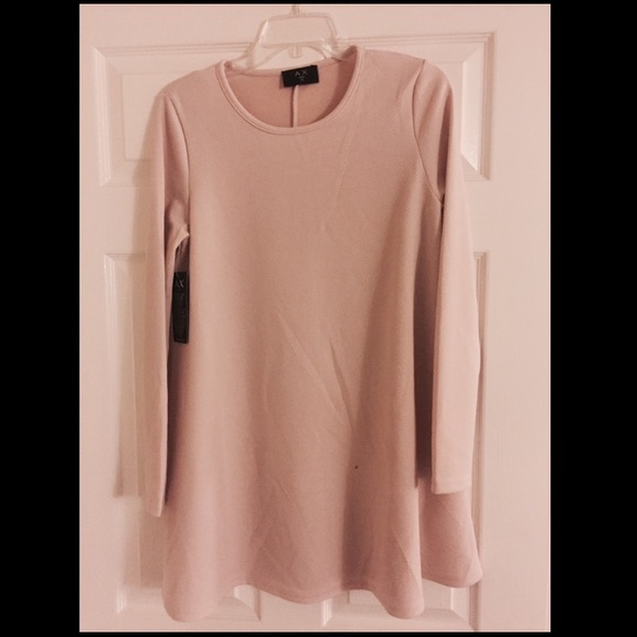 AX Paris Long Sleeve Creme Dress Size 14