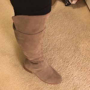Nine West knee high suede boots