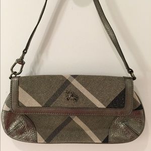 Metallic plaid Burberry minibag