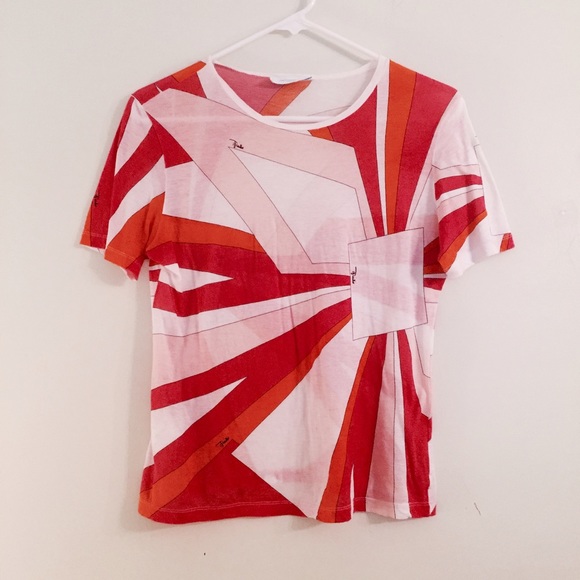 Emilio Pucci Graphic Tee Size XS