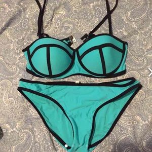 Triangl like swimsuit.