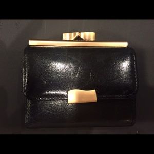 Vintage Bechamel Black Leather Wallet