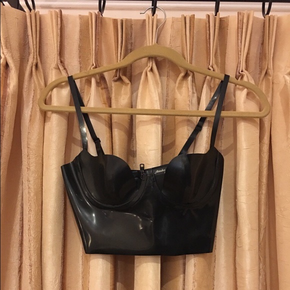 Atsuko Kudo designer latex crop top