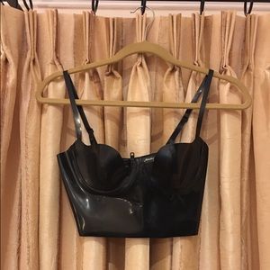 Atsuko Kudo designer latex crop top