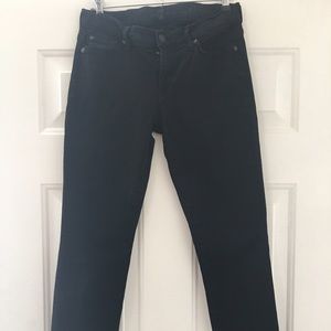 7 For All Mankind Black Denim The Skinny