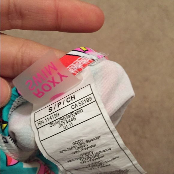 Colorful string adjustable Roxy bottoms - Picture 2 of 2