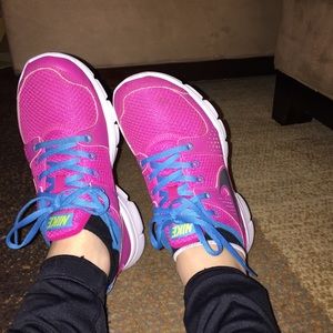 Pink and Blue Nike Tennis Shoes size 7.5