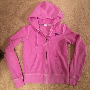 Vs PINK zip-up hoodie