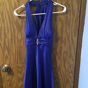 Royal blue prom dress