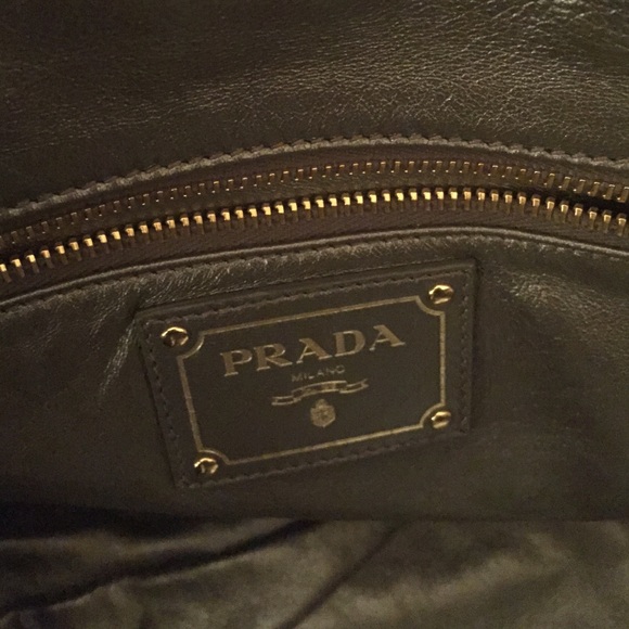 SOLD!!!! authentic leather Prada bag like new. - Picture 2 of 4