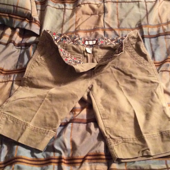 Dark khaki shorts