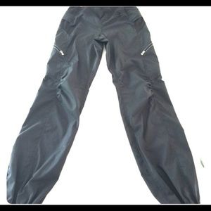 Lululemon track pants.