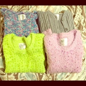 Bundle of Justice Sweaters Size 12