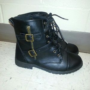 Black Combat Boots
