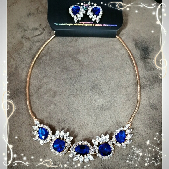 Necklace and earring set.