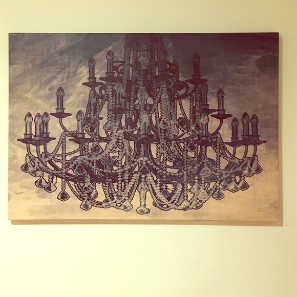 Chandelier Canvas Art - Picture 1 of 2
