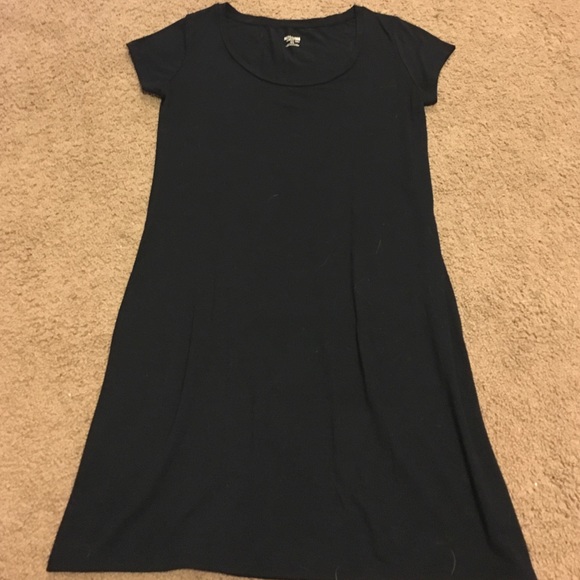 Black t-shirt dress