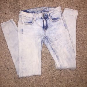 Light wash America Eagle jeans💞
