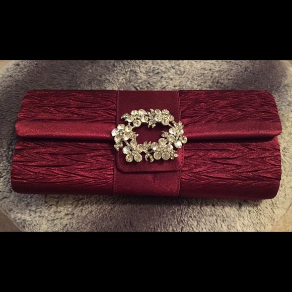 Maroon Clutch