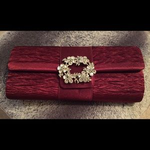 Maroon Clutch