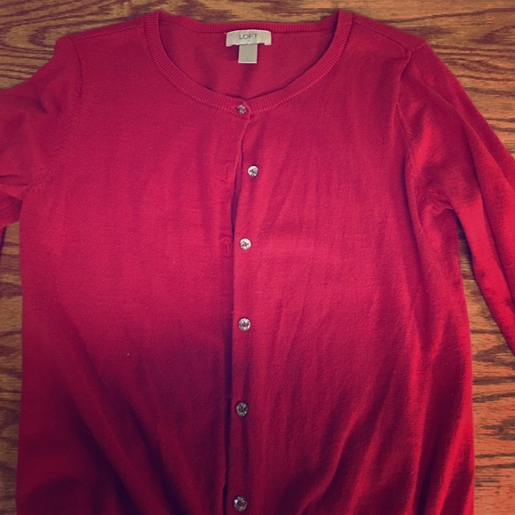 Red Loft sweater. Worn once