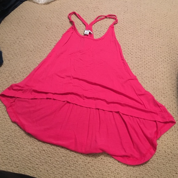 Hot pink tank top