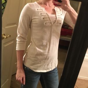 BKE boutique cream blouse 🎁