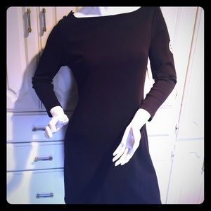 Tory Burch Dress Dark Navy Blue SZ M